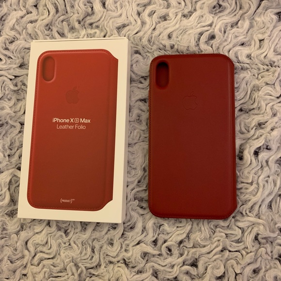 iPhone XS Max leather apple folio case - Picture 3 of 5